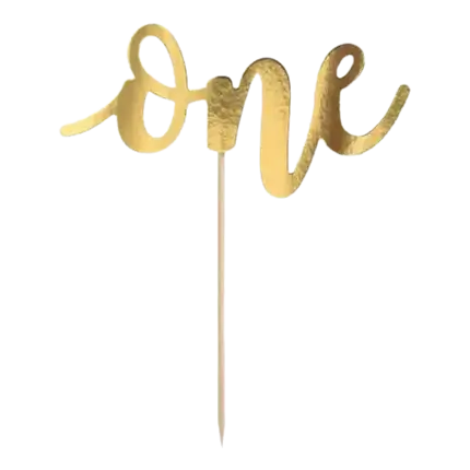 Decoración para Cake One color Gold