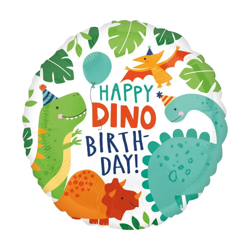 Globo Dinosaurio Feliz Cumpleaños