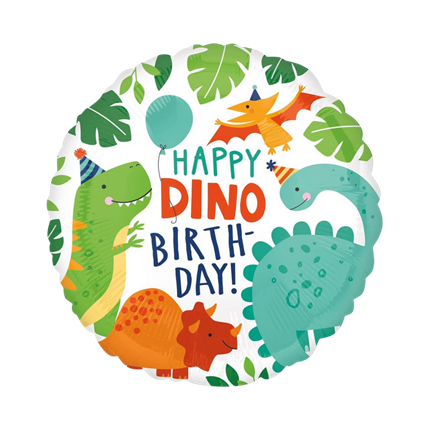 Globo Dinosaurio Feliz Cumpleaños