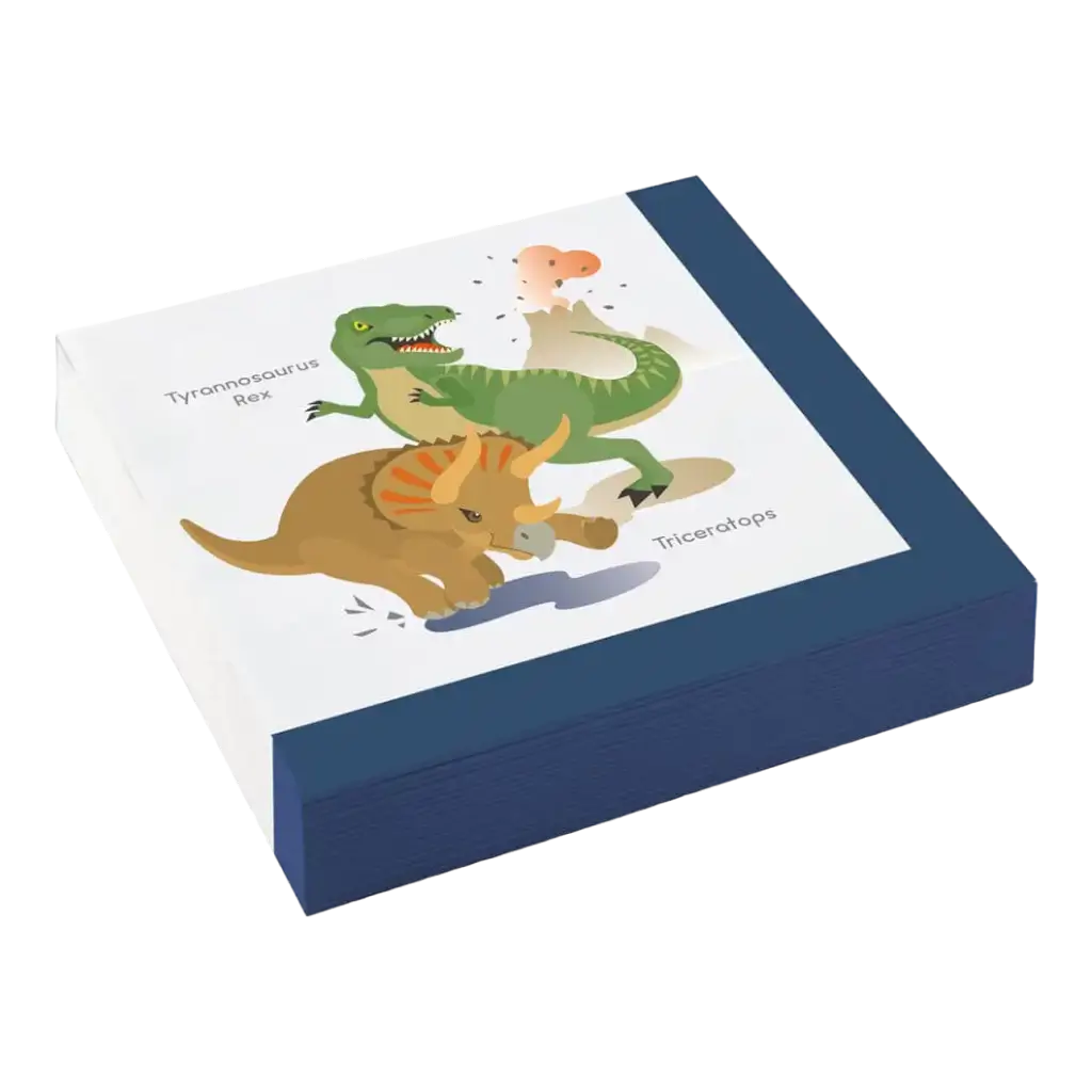 Toalla de papel con forma de dinosaurio (juego de 20)