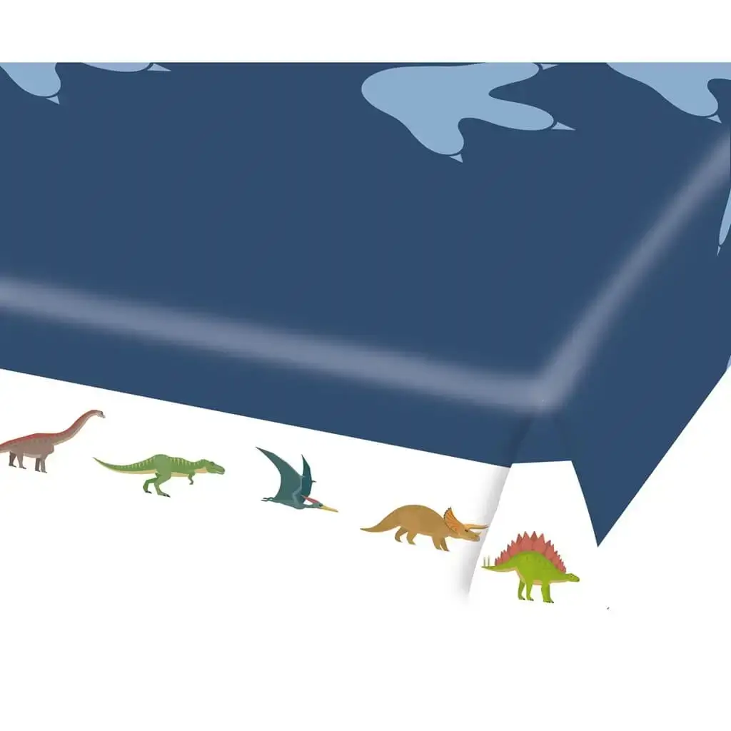 Mantel de papel con temática de dinosaurios 115x175cm