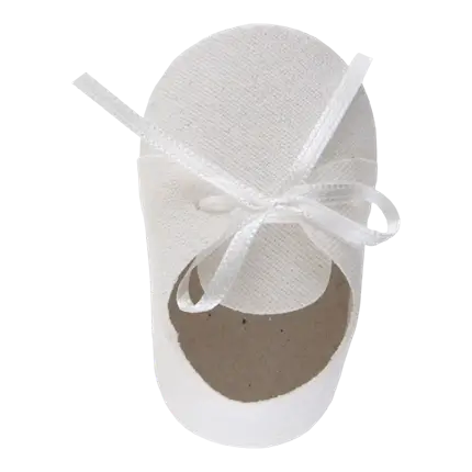 Bolsa de pantuflas blancas (juego de 4)