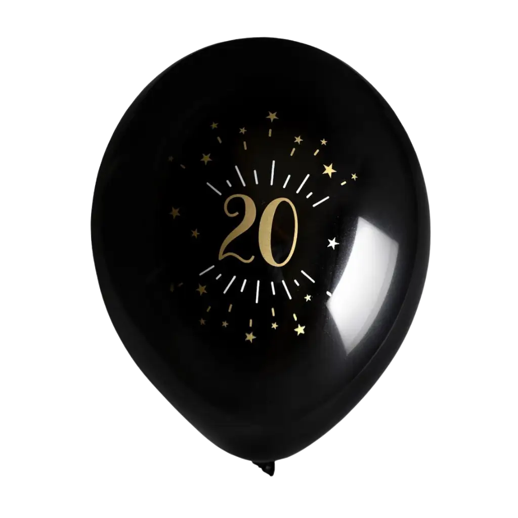 Balón de 20 años BlackGold (juego de 8)