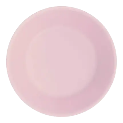 Plato Hondo Irrompible Rosa Pastel ø 18cm