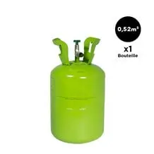 Botella de helio desechable de 0,52m3 para 62 globos