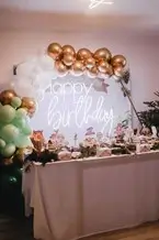 Arco de globos Tema de la naturaleza