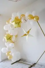 Arco de globos de oro