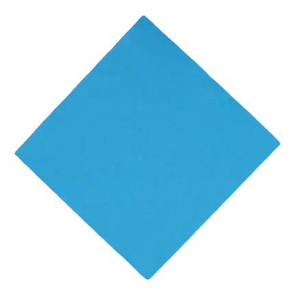 Toalla Puntada a Puntada 38x38cm Turquesa (Juego de 40)