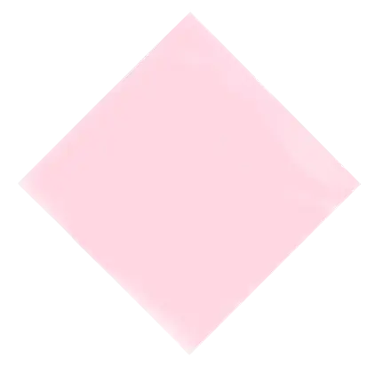 Toalla Stitch to Stitch 38x38cm Rosa Pastel (Juego de 40)