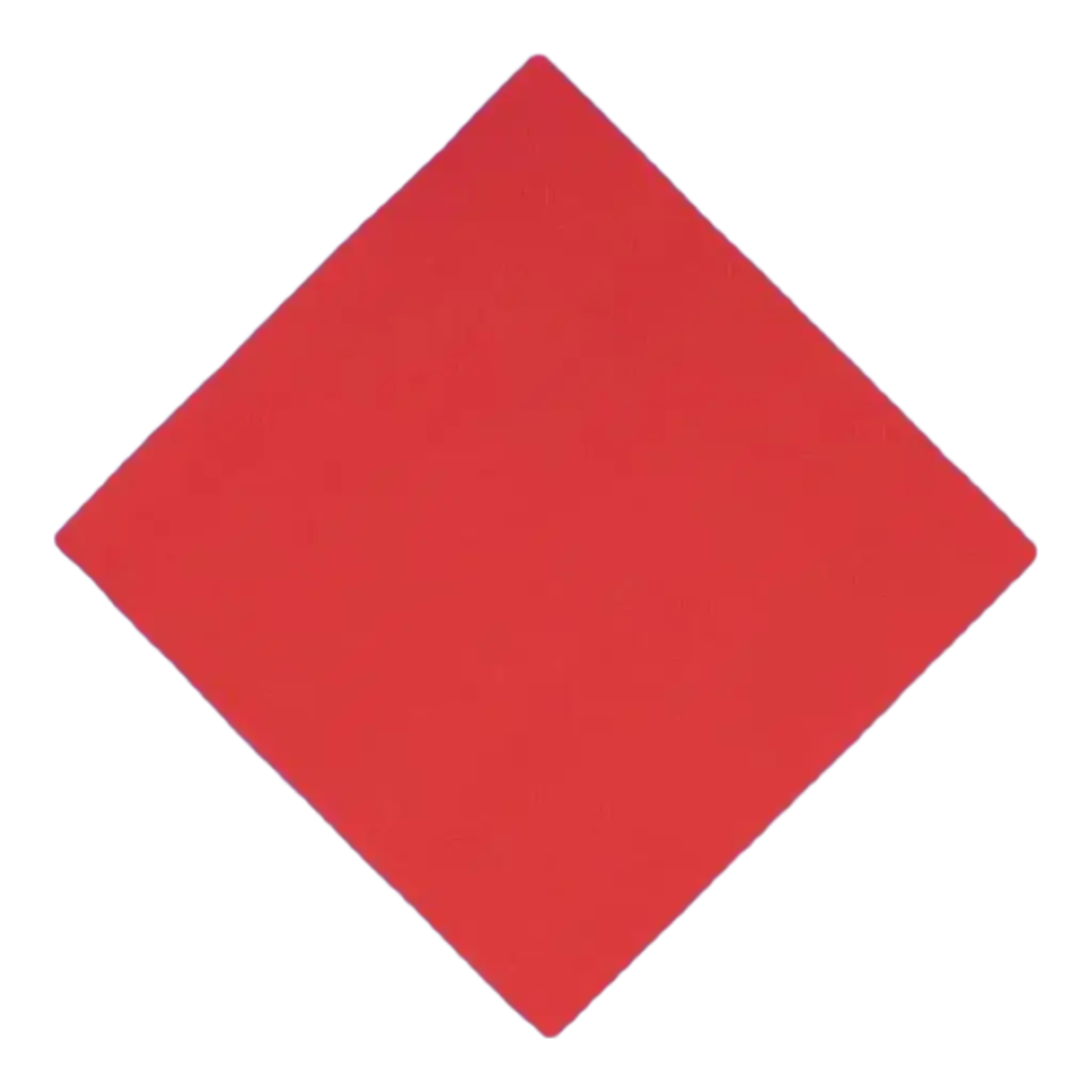 Toalla Punto a Punto 38x38cm Rojo (Juego de 40)