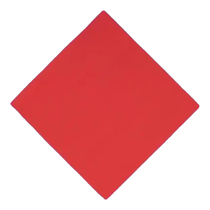 Toalla Punto a Punto 38x38cm Rojo (Juego de 40)