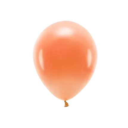 Paquete de 10 globos biodegradables de color naranja