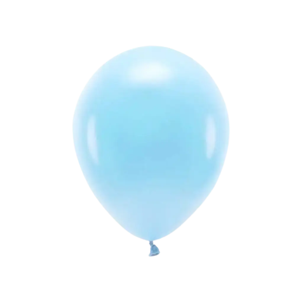 Paquete de 10 globos biodegradables azul claro