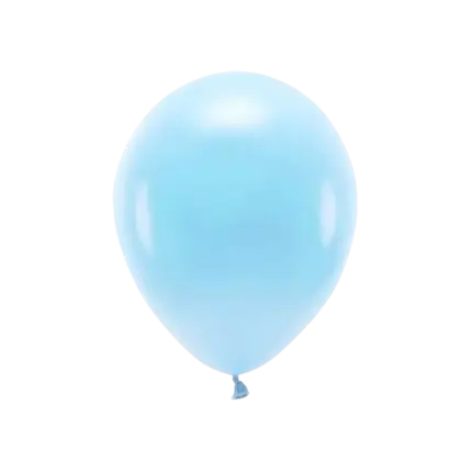 Paquete de 10 globos biodegradables azul claro