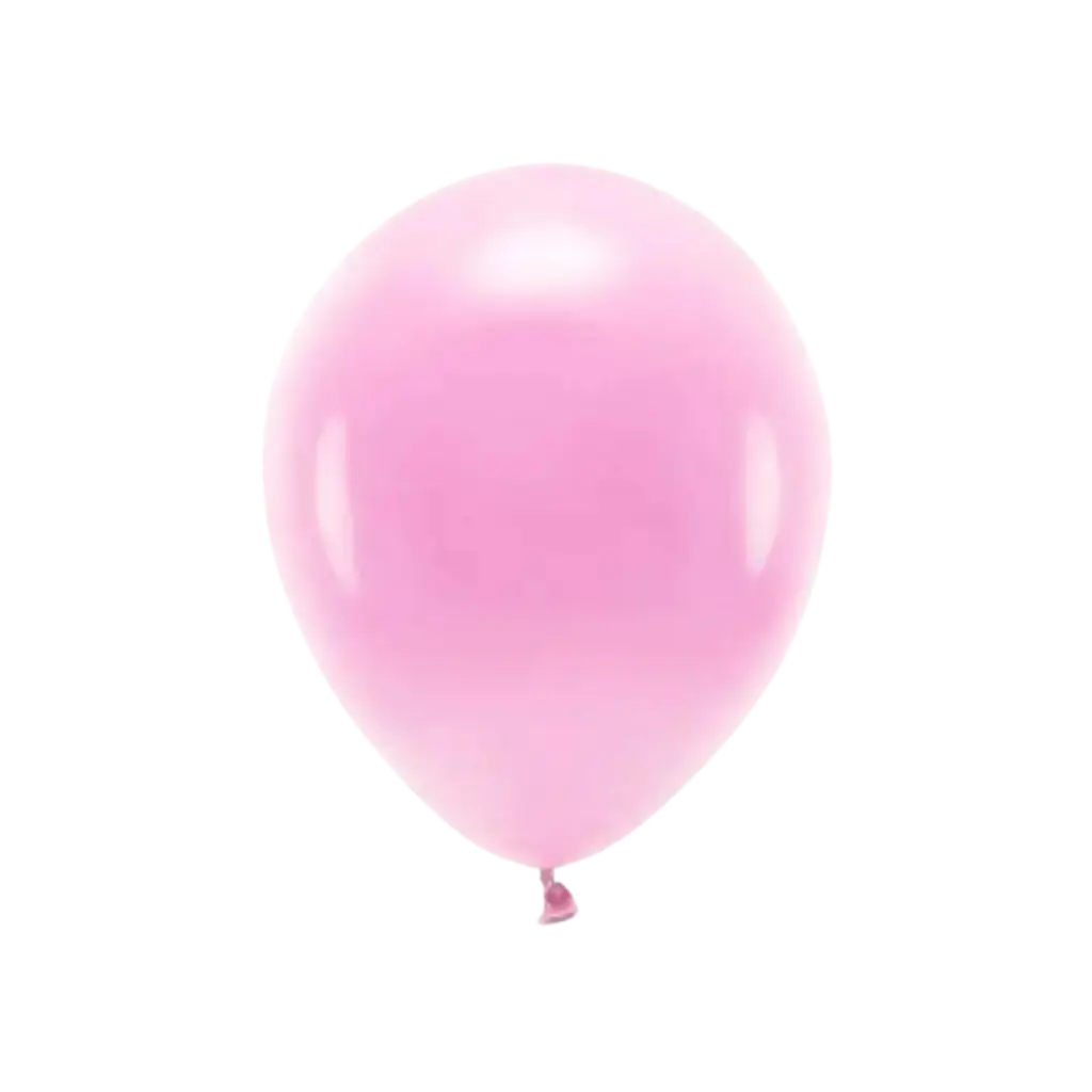 Paquete de 10 globos biodegradables rosa claro