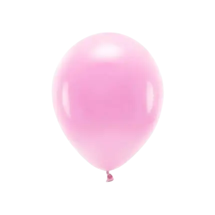 Paquete de 10 globos biodegradables rosa claro