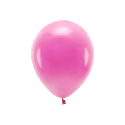 Paquete de 10 globos biodegradables rosa oscuro