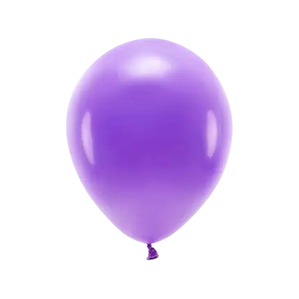 Paquete de 10 globos biodegradables de color morado