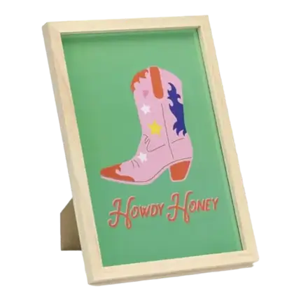 Marco de fotos de madera natural