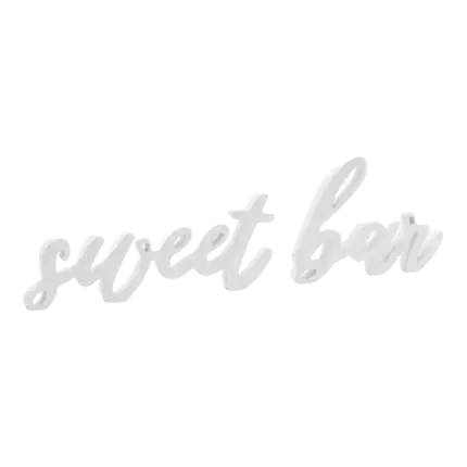 Letras Sweet Bar Blanco