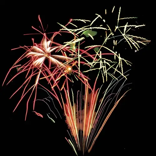 FUEGOS ARTIFICIALES PORTÁTIL® DE LUJO FRANCÉS SILENCIOSO - 2 min