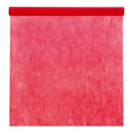 Mantel en rollo rojo no tejido - 10 m * 120cm