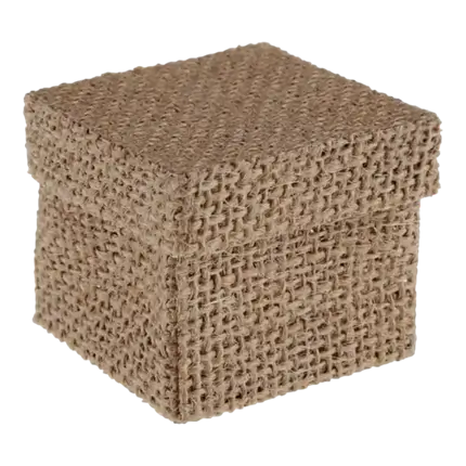 Cajas de regalo de yute - Juego de 4