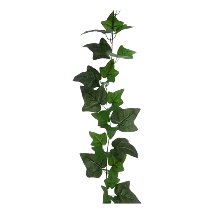 Guirnalda de hiedra en tela verde - 2m20
