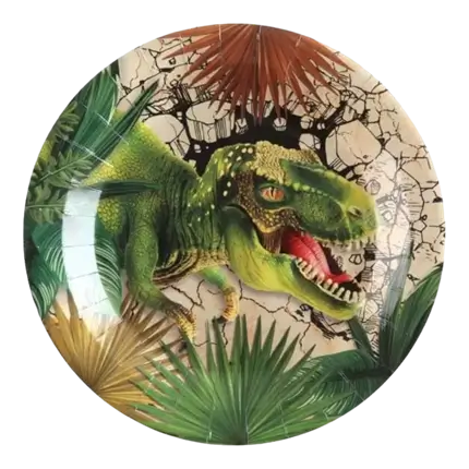 Platos de papel T-Rex - ø23cm - Juego de 10