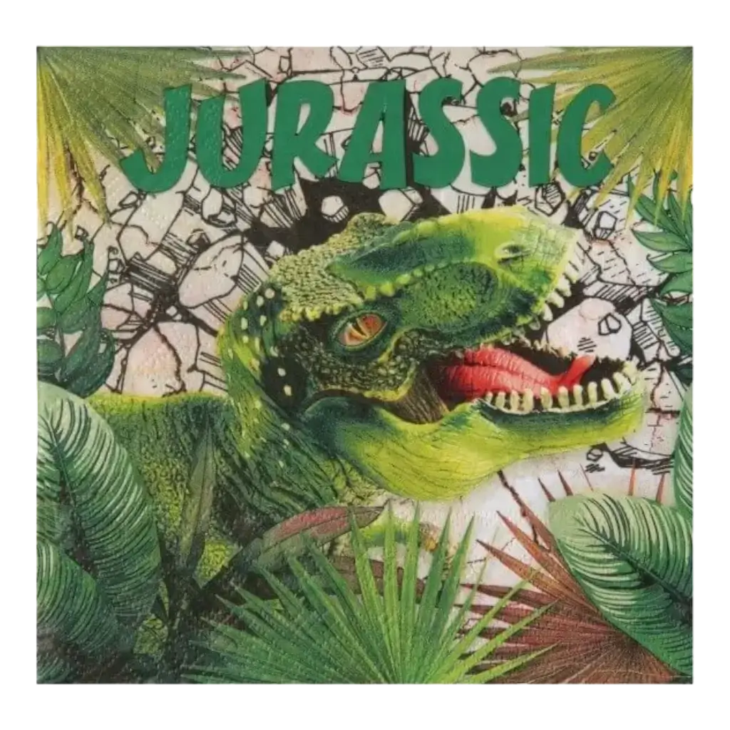 Servilleta de papel T-Rex - Juego de 20