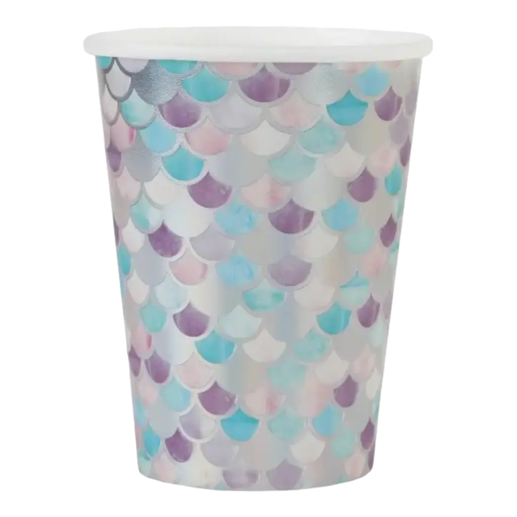 Vaso de papel de la Sirenita - Juego de 10