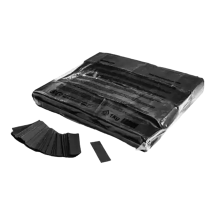 Bolsa confeti negro 1KG