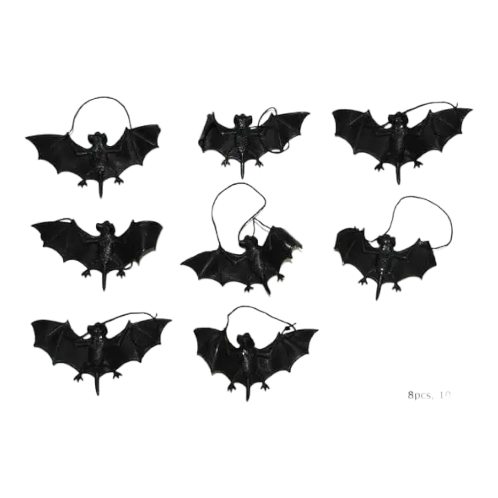 Lote de 8 murciélagos - 8cm