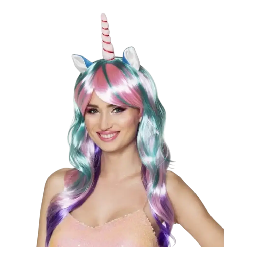 Peluca de unicornio