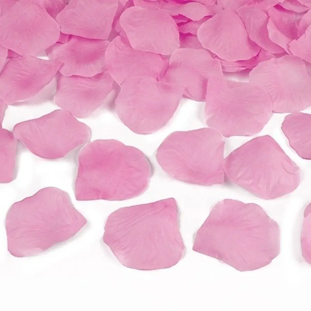 Confeti de cañón 80 cm pétalos de rosa color rosa