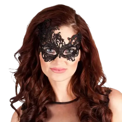 Lobo negro con encaje