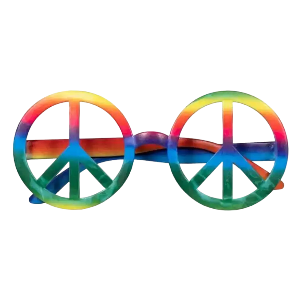 Gafas hippies multicolores (juego de 3)