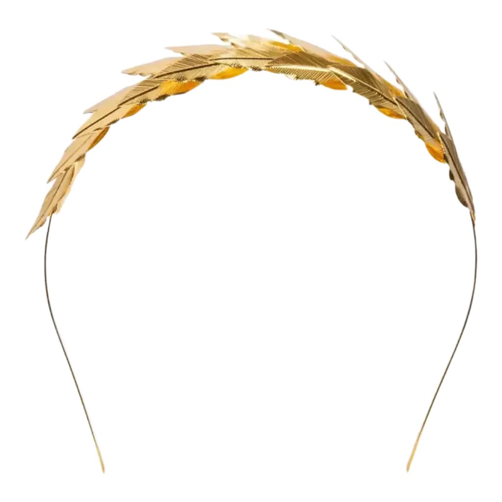 Diadema de laurel de oro