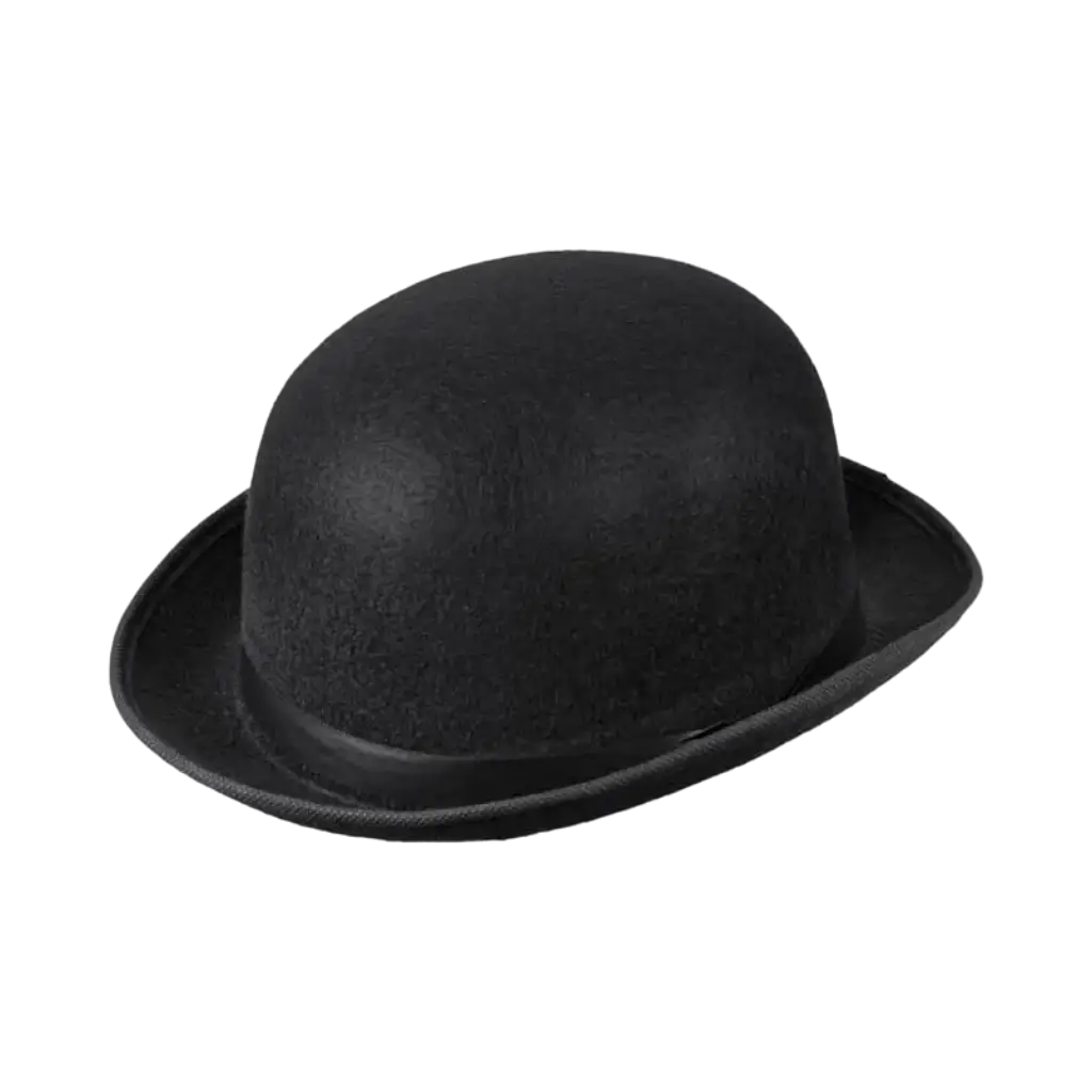 Sombrero de melón negro