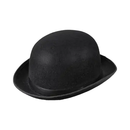 Sombrero de melón negro
