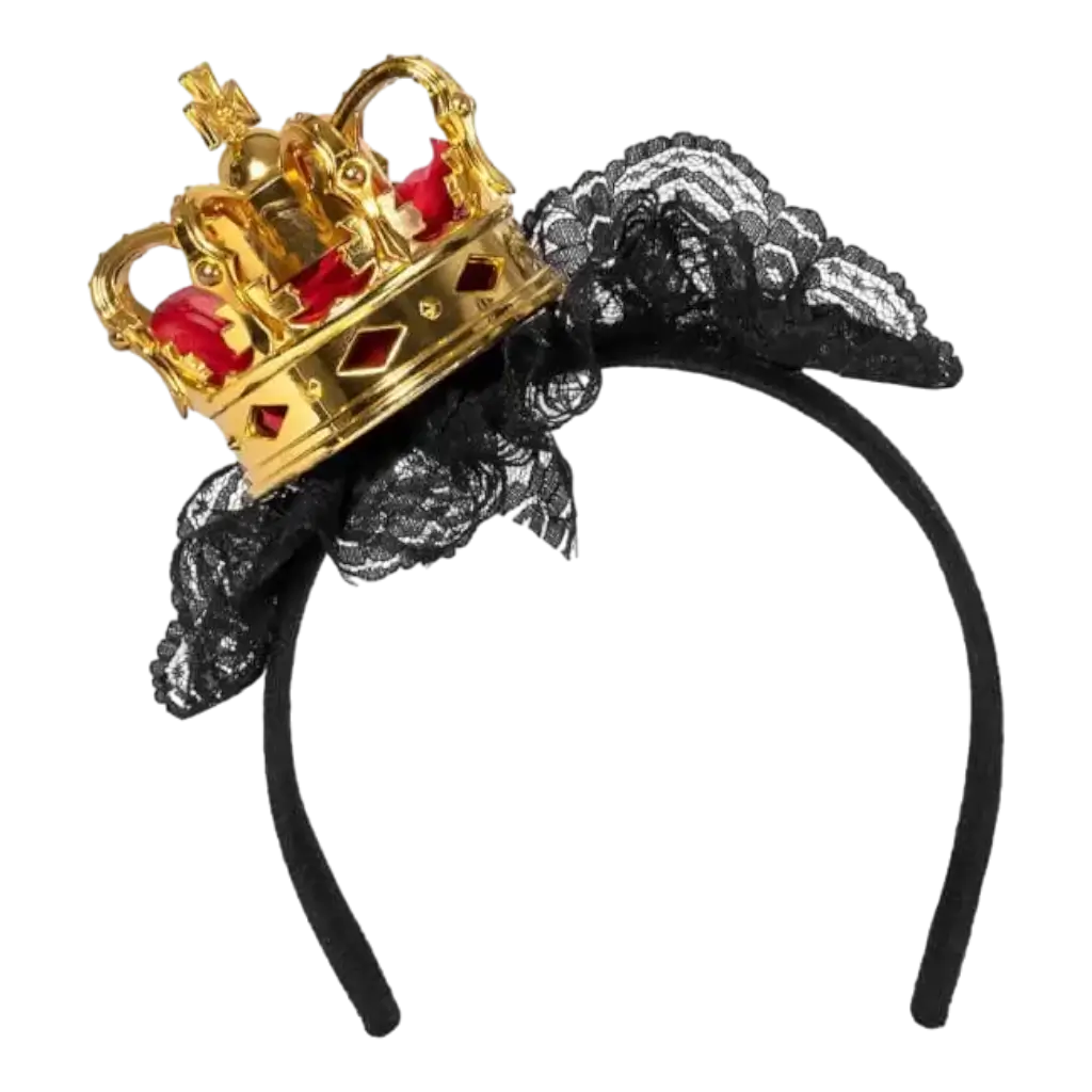 Diadema Queen's Crown con encaje