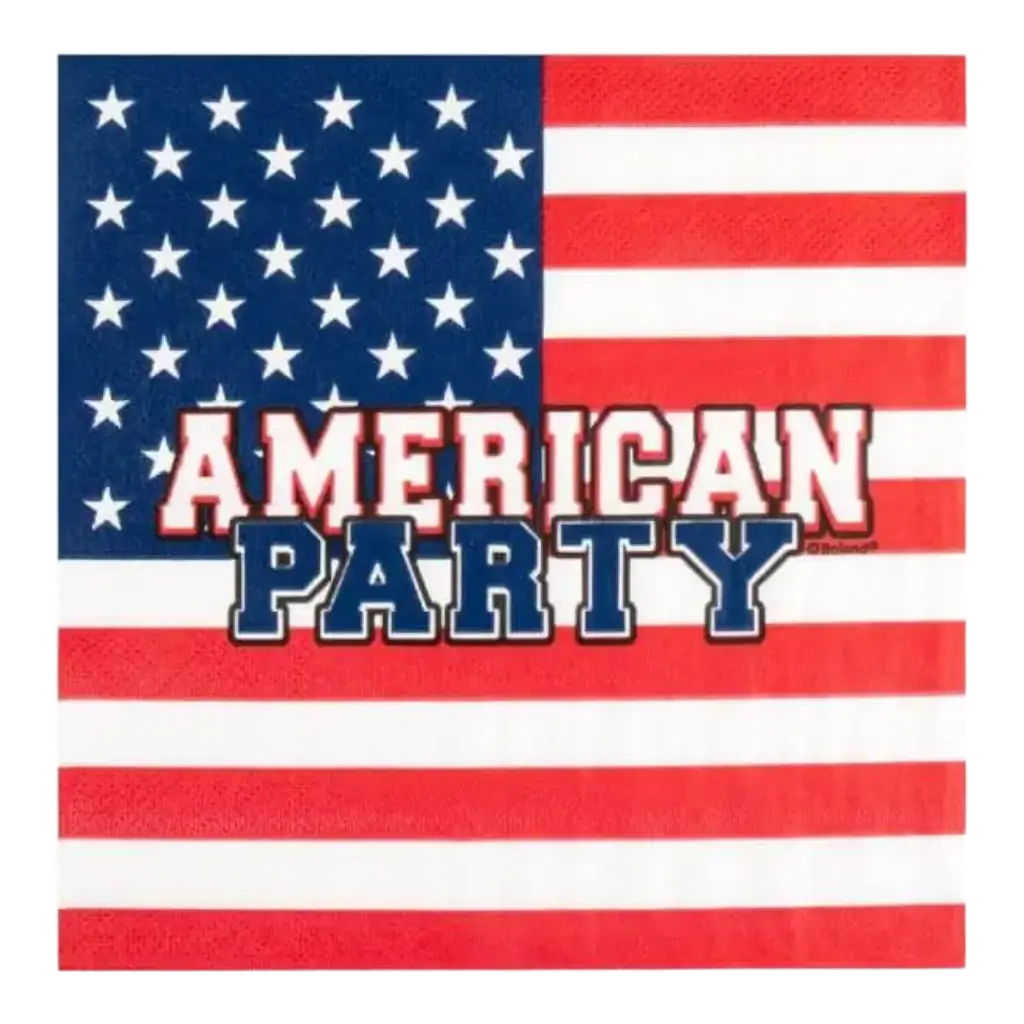 Toallas "American party" (juego de 20)