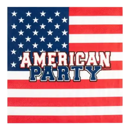 Toallas American party (juego de 20)