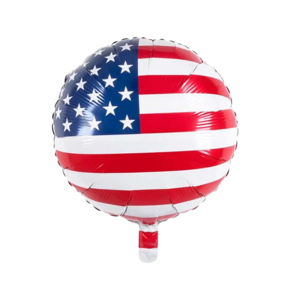 Bandera de la pelota de fútbol de aluminio de los Estados Unidos
