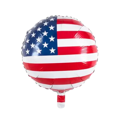 Bandera de la pelota de fútbol de aluminio de los Estados Unidos