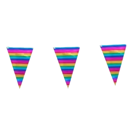 Brillante cortina de arco iris