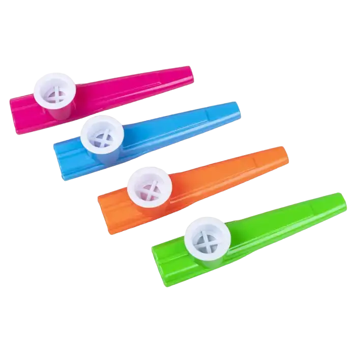 Kazoos coloridos (conjunto de 4)