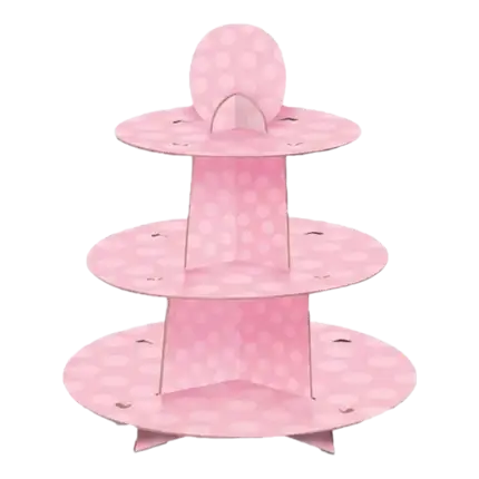 Soporte para magdalenas - Rosa