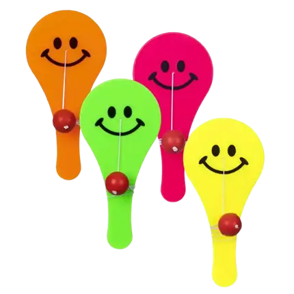 Raquetas pequeñas con bolas rebotantes (juego de 4)