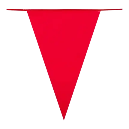 Guirnalda de banderín rojo